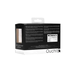 Ouch! Plug Bijou Anal Silicone Heart Noir 7 x 3.5 cm